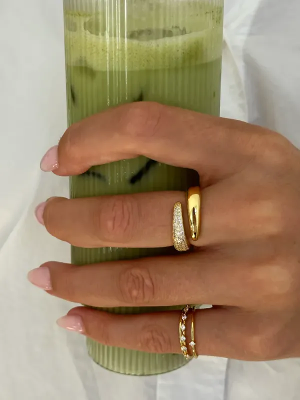 Solo Zirconia Stacker Ring 