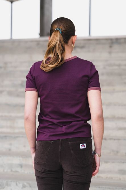 Hovedbilde Ringer Tee Potent Purple 