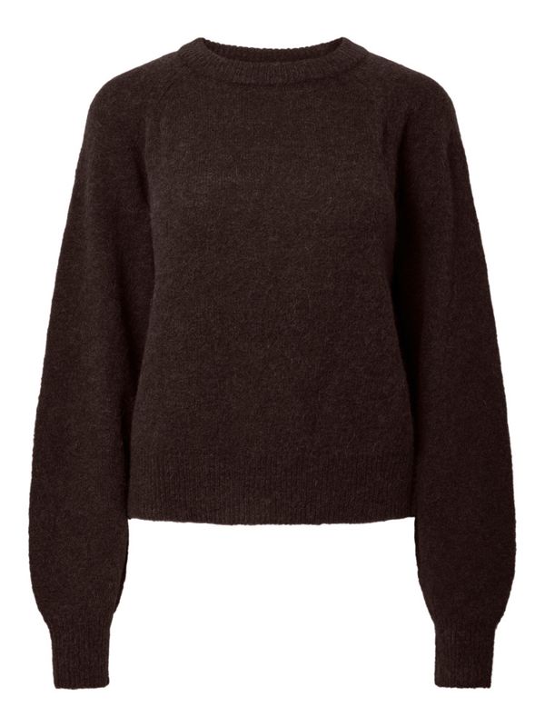 Johi LS Wool Blend Pullover Coffee Bean 