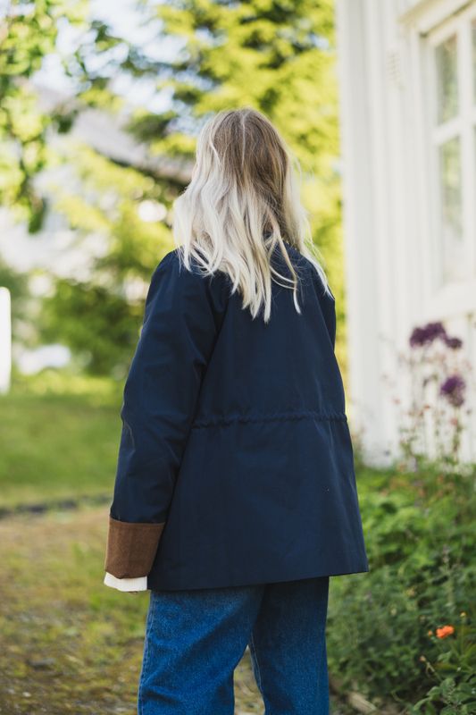 Anca LS Parka Jacket Navy Blazer