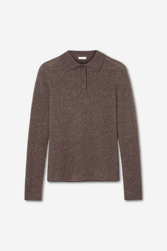 Jolanda Knit Dark Taupe Melange 