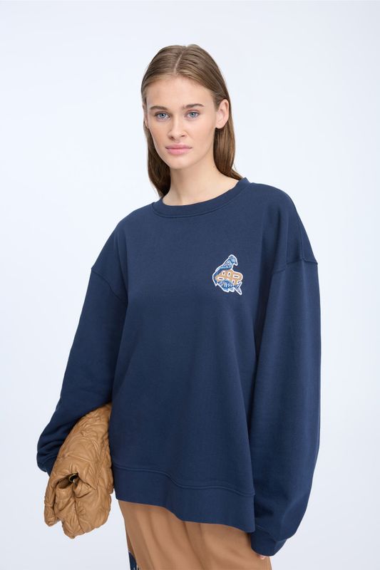 Nathan Crewneck Navy 