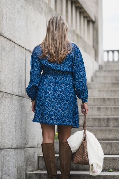 Hovedbilde Astrid Dress Blue Iolite Flower 
