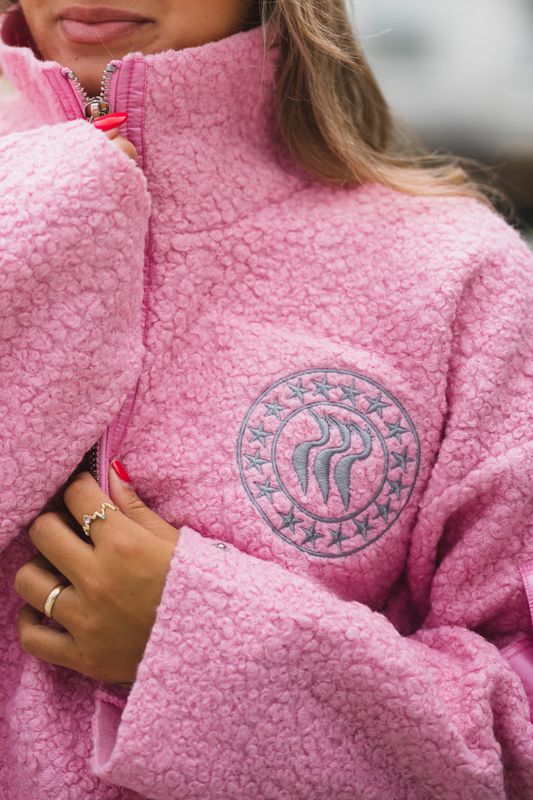Micky Half Zip Pink 