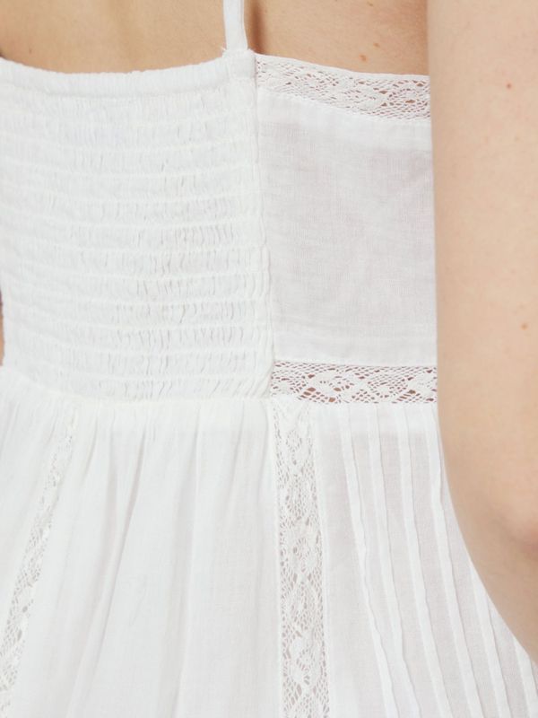 Valora S Voile Dress White 