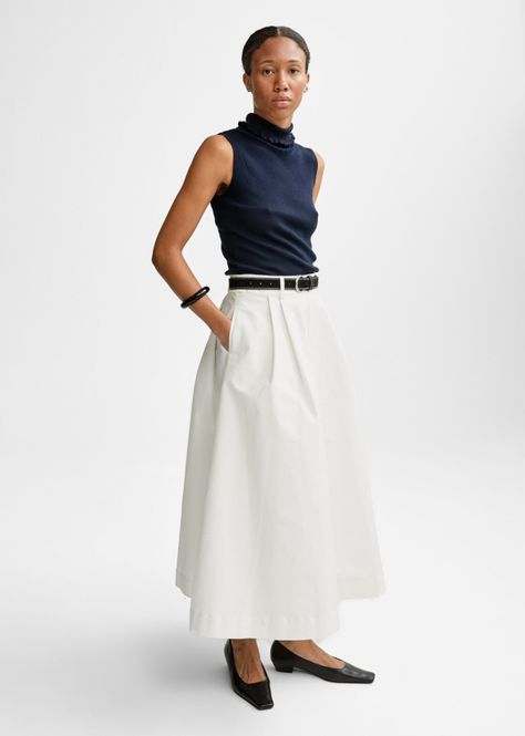 Hovedbilde Anna Cotton Skirt White 