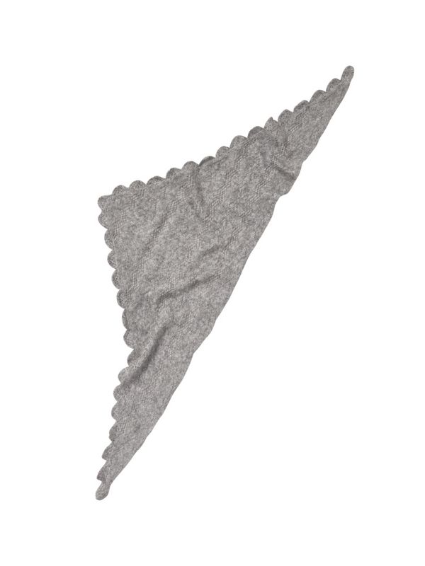 Opany Triangle Scarf Grey Melange 