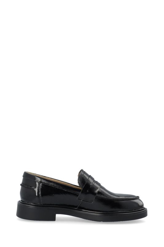 Adda Penny Loafer Nappa Lak Black 