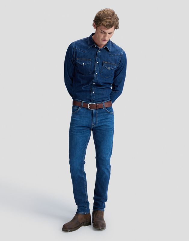 Regular Western Shirt Rinse 
