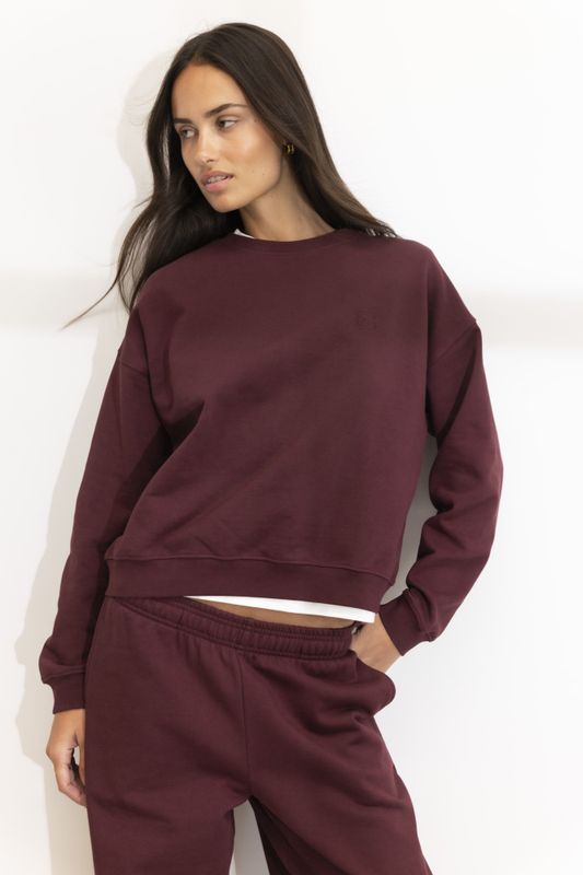 Mara Sweatshirt Deep Plum 