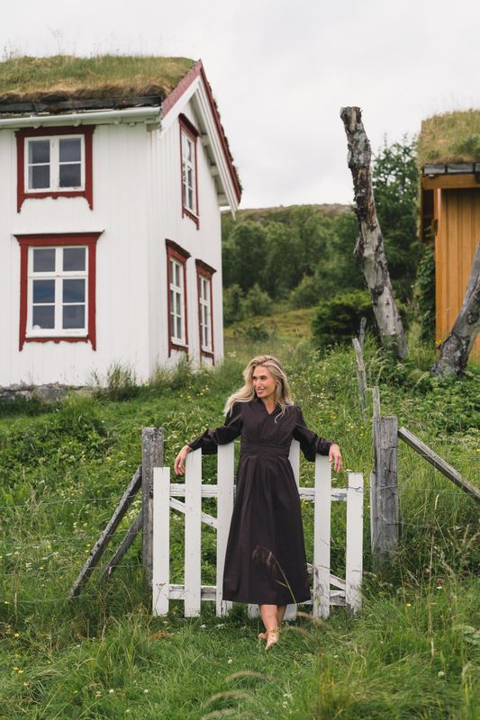 Ida Maja Dress Black Coffee 