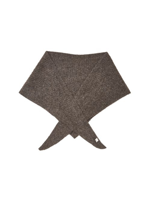 Hovedbilde Alpaca-Wool Triangle Scarf Hot Fudge Brown 
