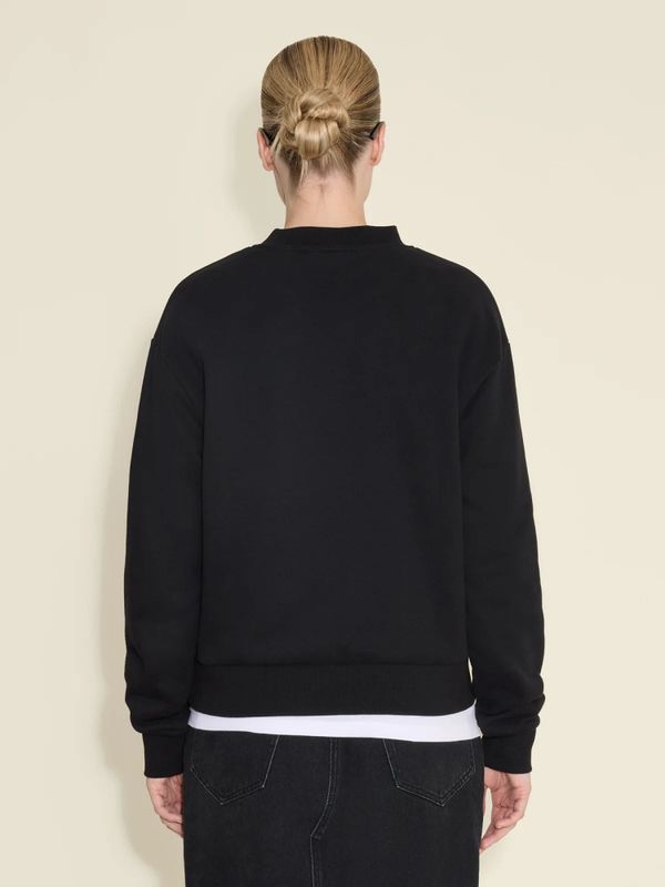 W Regular Crew Black 