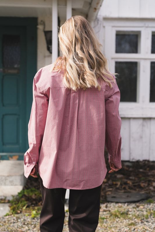 Chrestella Shirt Brandied Apricot Check