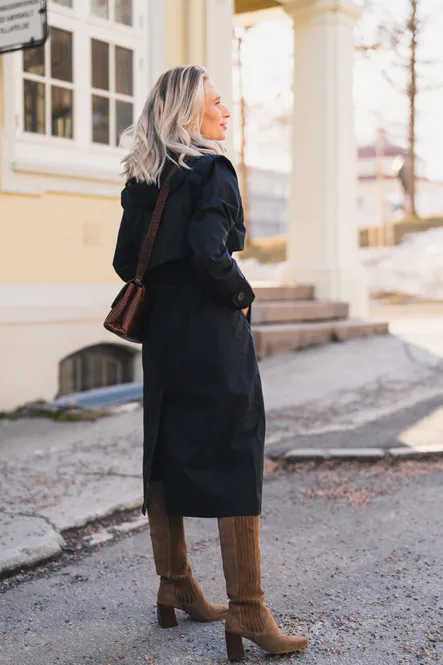 Hovedbilde Regndråpe Trench Coat New Black 