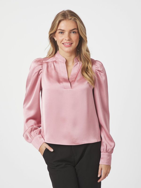 Rosslyn Heavy Sateen Blouse Evening Rose