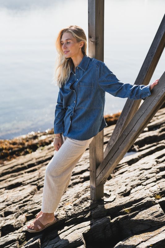 Alvine Shirt Medium Blue Denim 