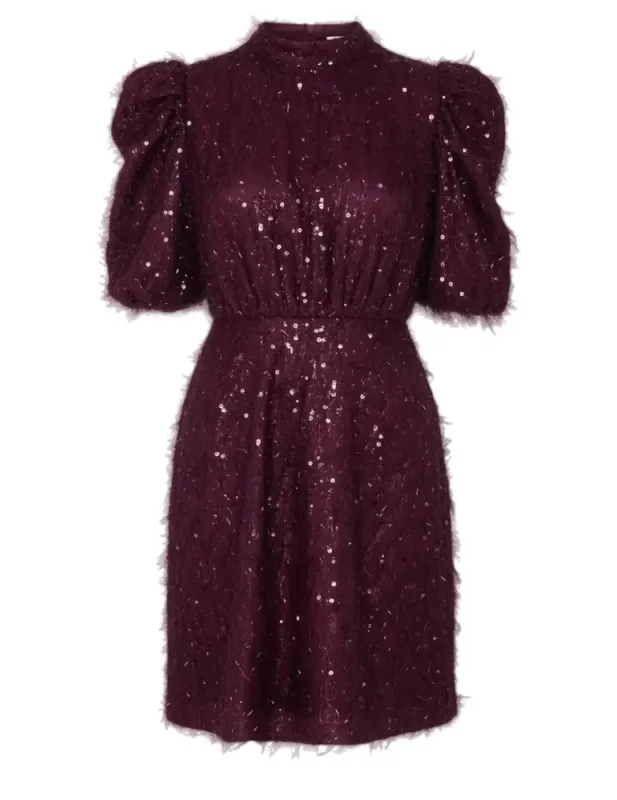 Ilza 2/4 Sequin Dress Port Royale 