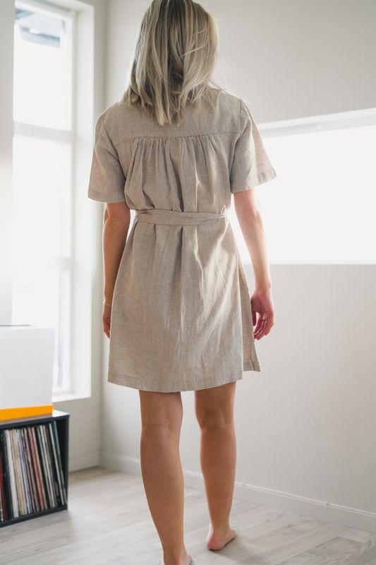 Pennie Ginia 2/4 Shirt Dress Sand 
