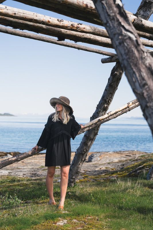 Eden Dress Linen Black 