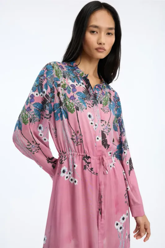 Bernadette Dress Print Berry 