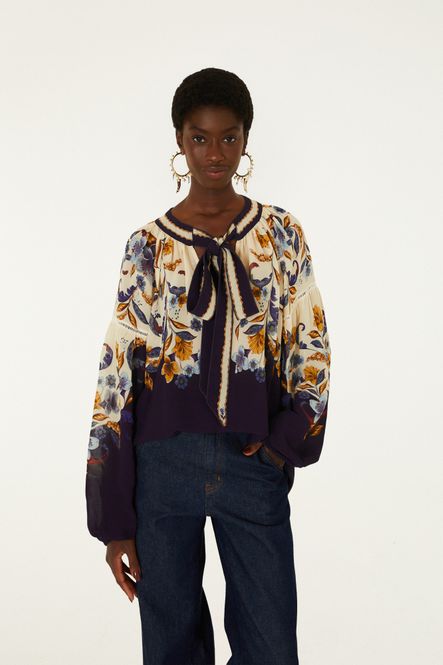 Hovedbilde Golden Nature Navy Blue Blouse 