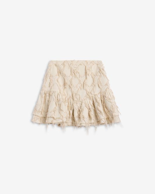 Hovedbilde Posy Fray Skirt Raw Beige 