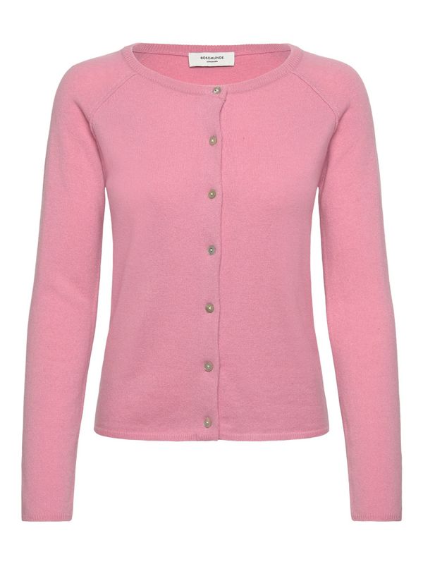 Laica Cashmere LS O-Neck Raglan Cardigan Sea Pink 