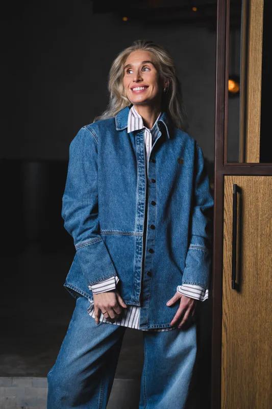 Reign Denim Overshirt M.Blue 