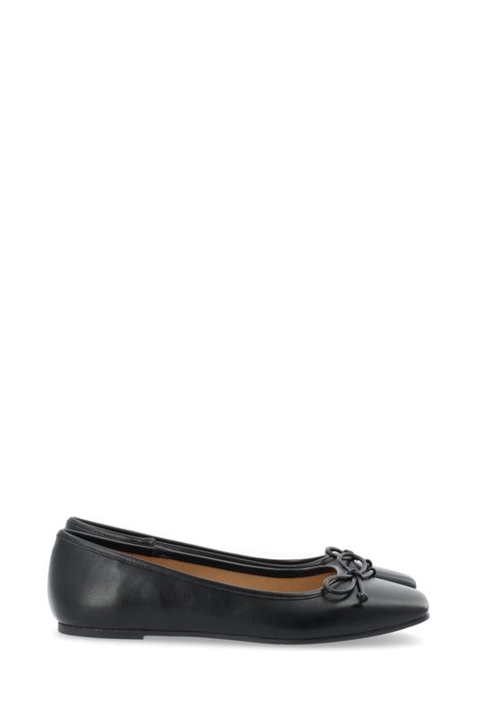 Rose Karré Ballet Flat Faux Leather Black 