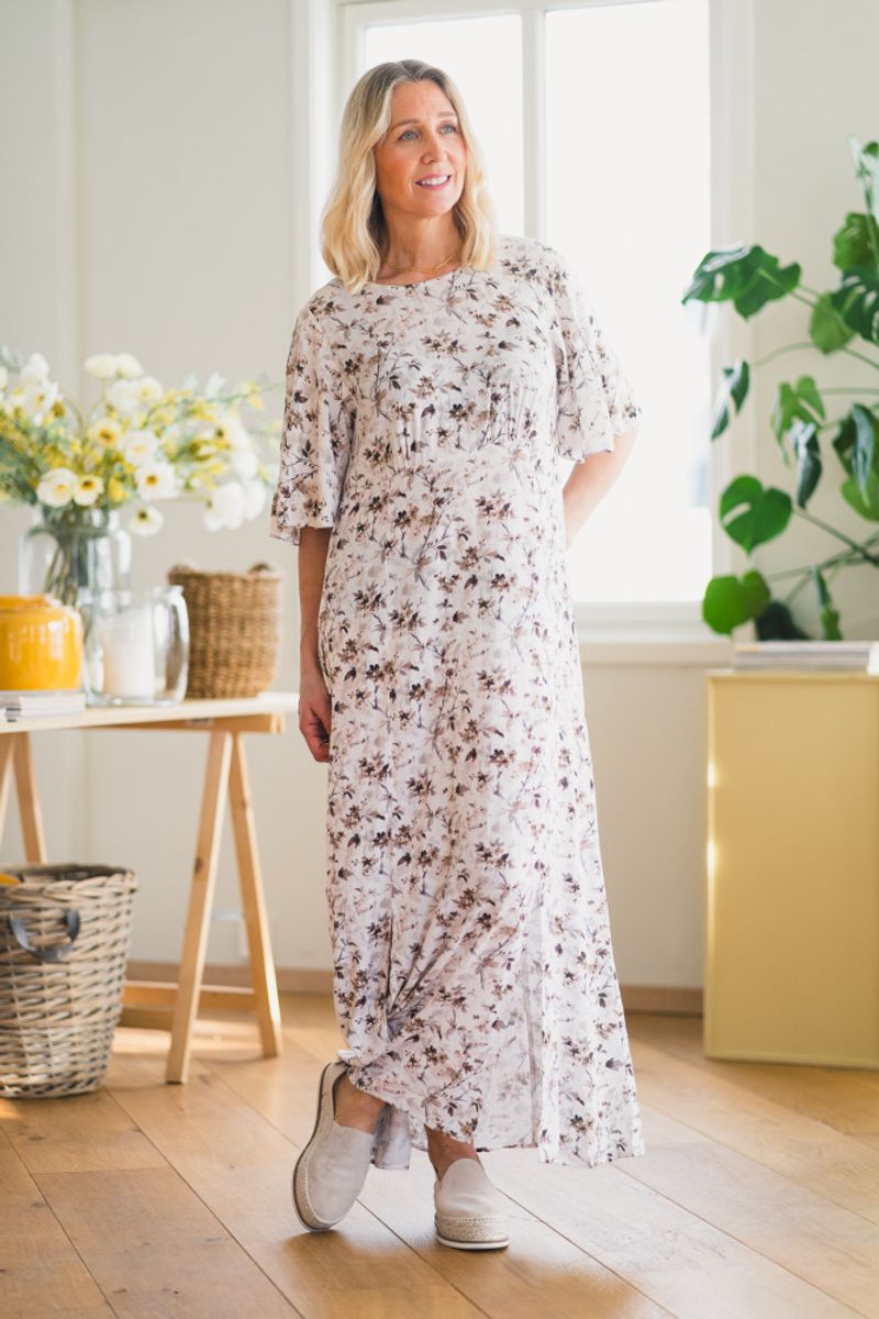 Miller Flower Dress Brown 