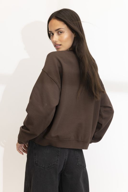Moira Sweatshirt Dark Brown 