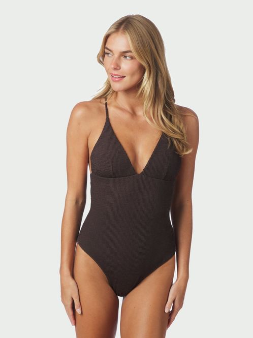Hovedbilde Skin Sand Crepe Swimsuit Dark Brown 