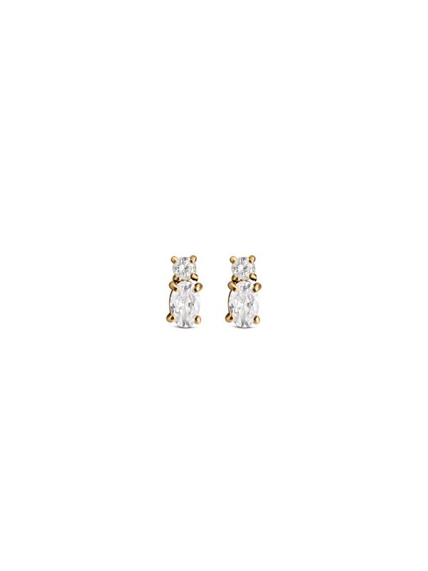 Oval Cut Duo Stud 