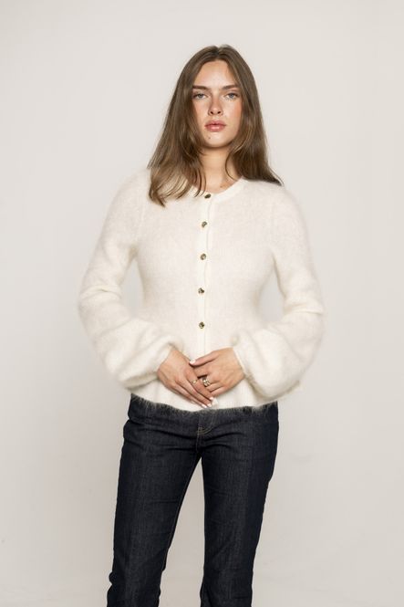 Hovedbilde Vanessa Cardigan Cloudwhite 