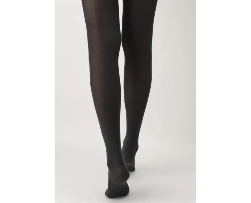 Nives Fine Wool Tights Grey 