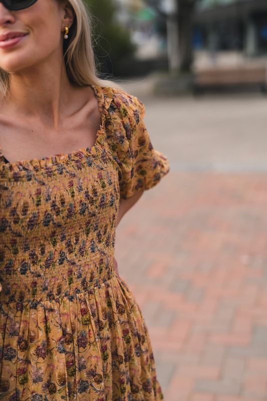 Gloria Dress Pineapple  