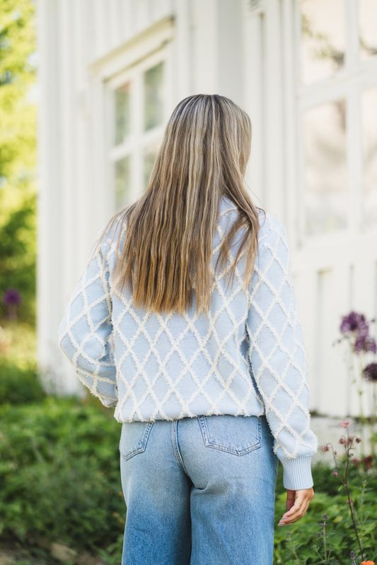 Zigly LS Knit Cardigan Skyway Birch 