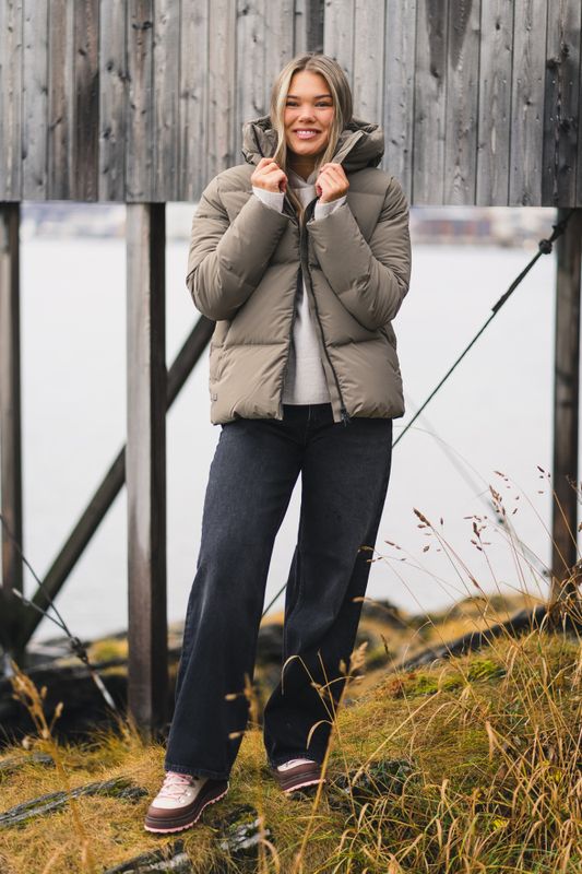 Halo Parka Dark Sand 