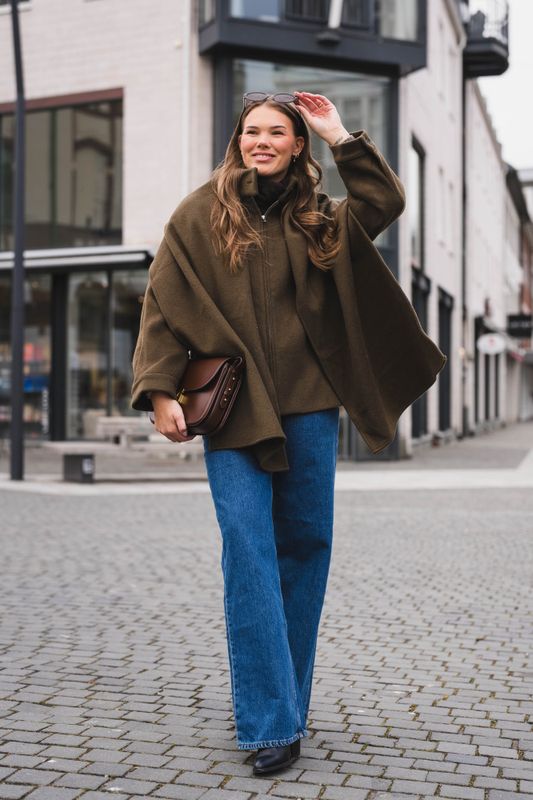 Paige Wool Jacket Khaki 