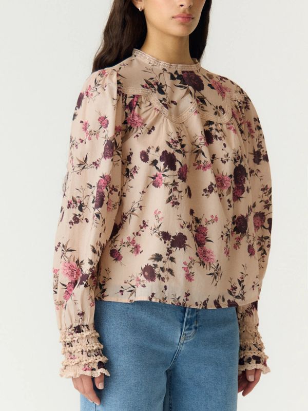 Sille LS Top Birch Sille Print 