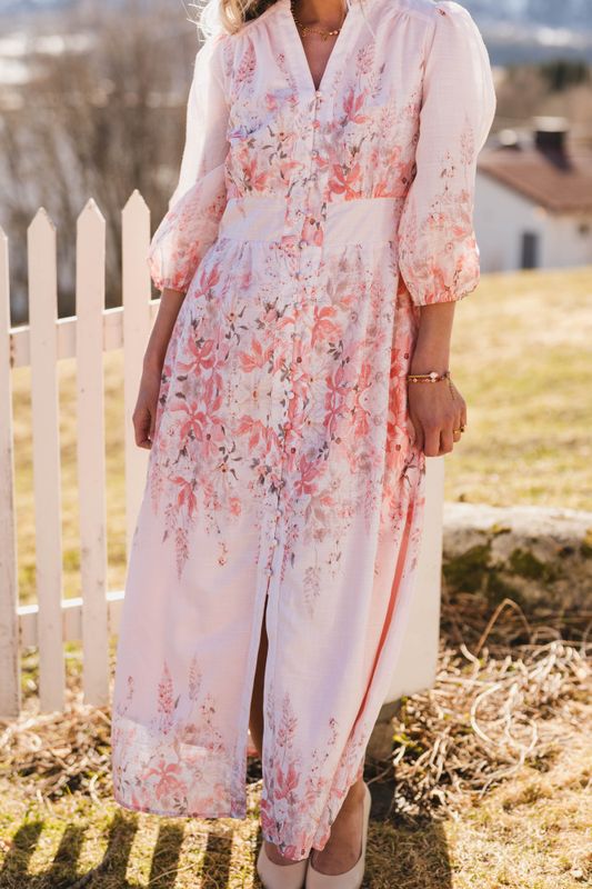 Stellar Blooming Dress Misty Rose 