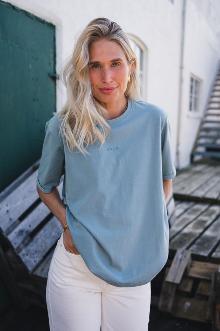 Hovedbilde Linn Logo Tee C Green/ D Fores 