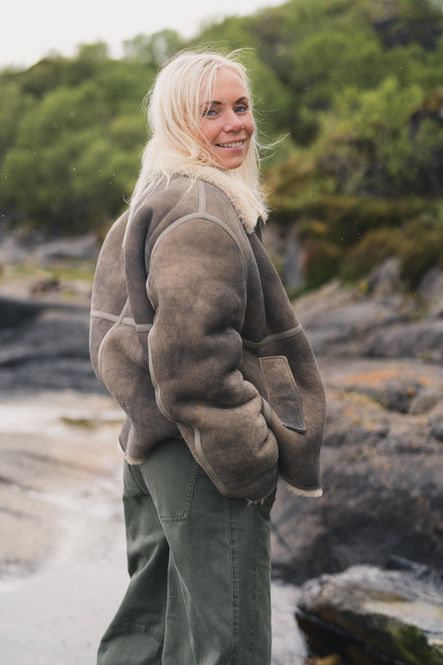 Hovedbilde Louie Shearling Jacket Taupe 