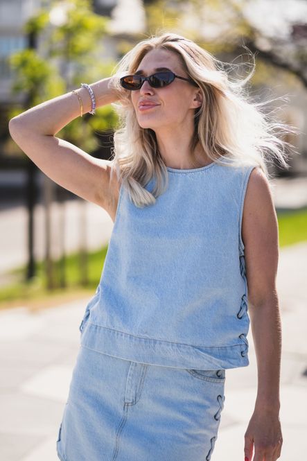 Hovedbilde Svetlana Braid Top Blue 