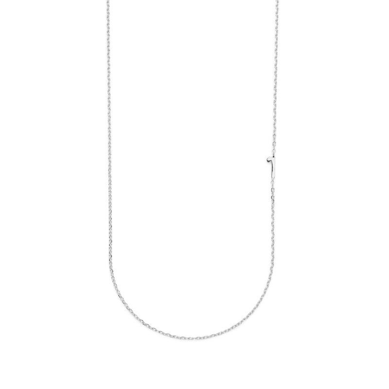 Big Number Necklace Silver - 40L - 1