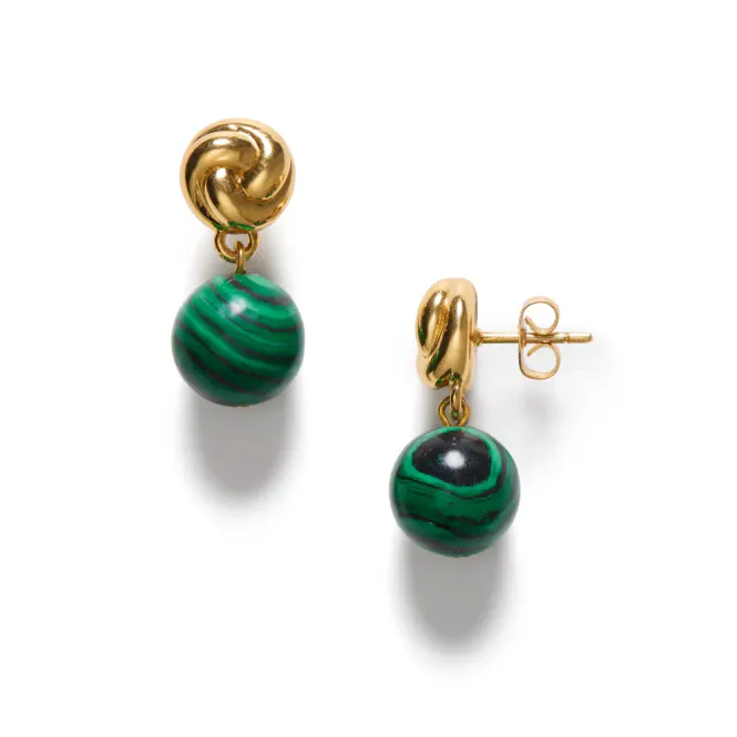 Hovedbilde Malachite Dreams Earrings Holly Green 