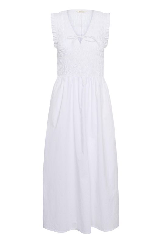 Borgnette Dress Bright White 
