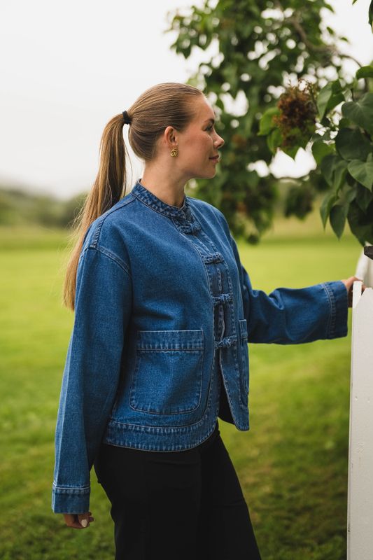 Caline Denim Jacket Blue Denim 
