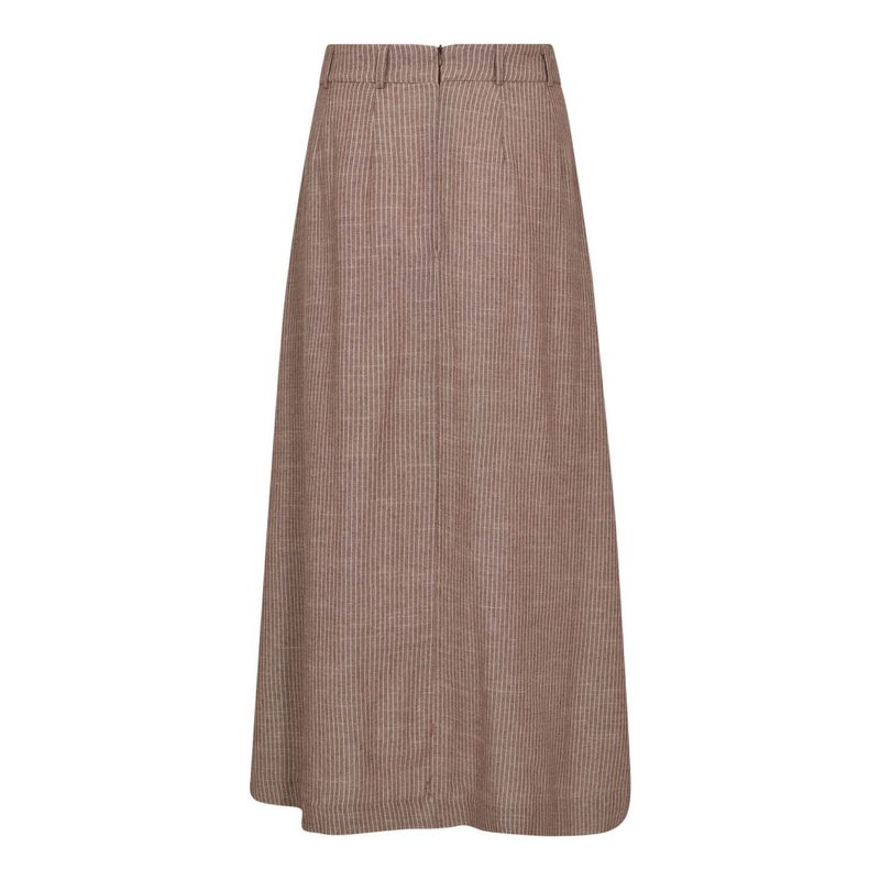 Jiho Anya Pleat Skirt Brown 